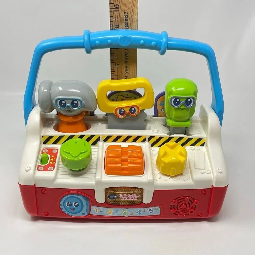 VTech Fix It Buddies Toolbox Toddler Colors Numbers Learning Toy Dexterity Sound